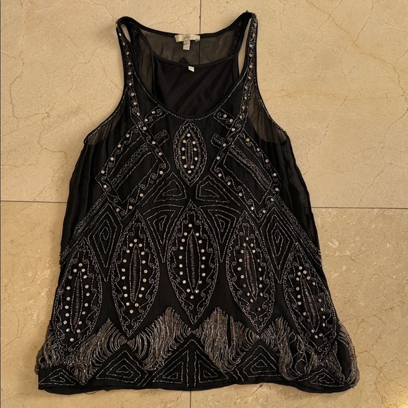 Joie Tops - Joie black beaded top. Size XS